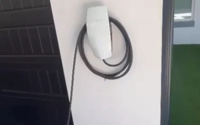 tesla-wall-connector-mounted-on-exterior-column tesla-wall-connector-mounted-on-exterior-column